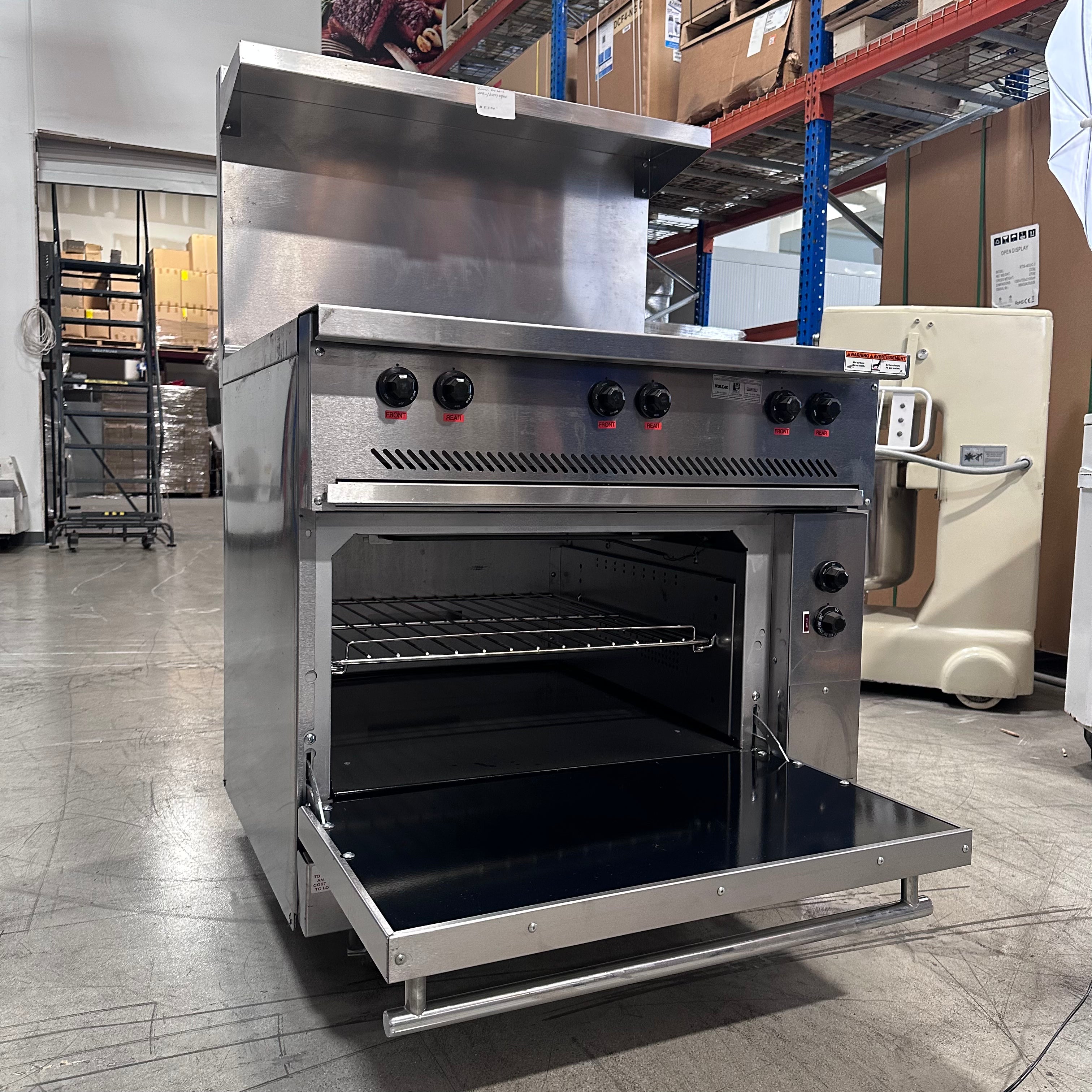 Vulcan EV36S-6FP240 36" EV Series Electric Range w/ (6) French Hot Plates, 240v/1ph/3ph