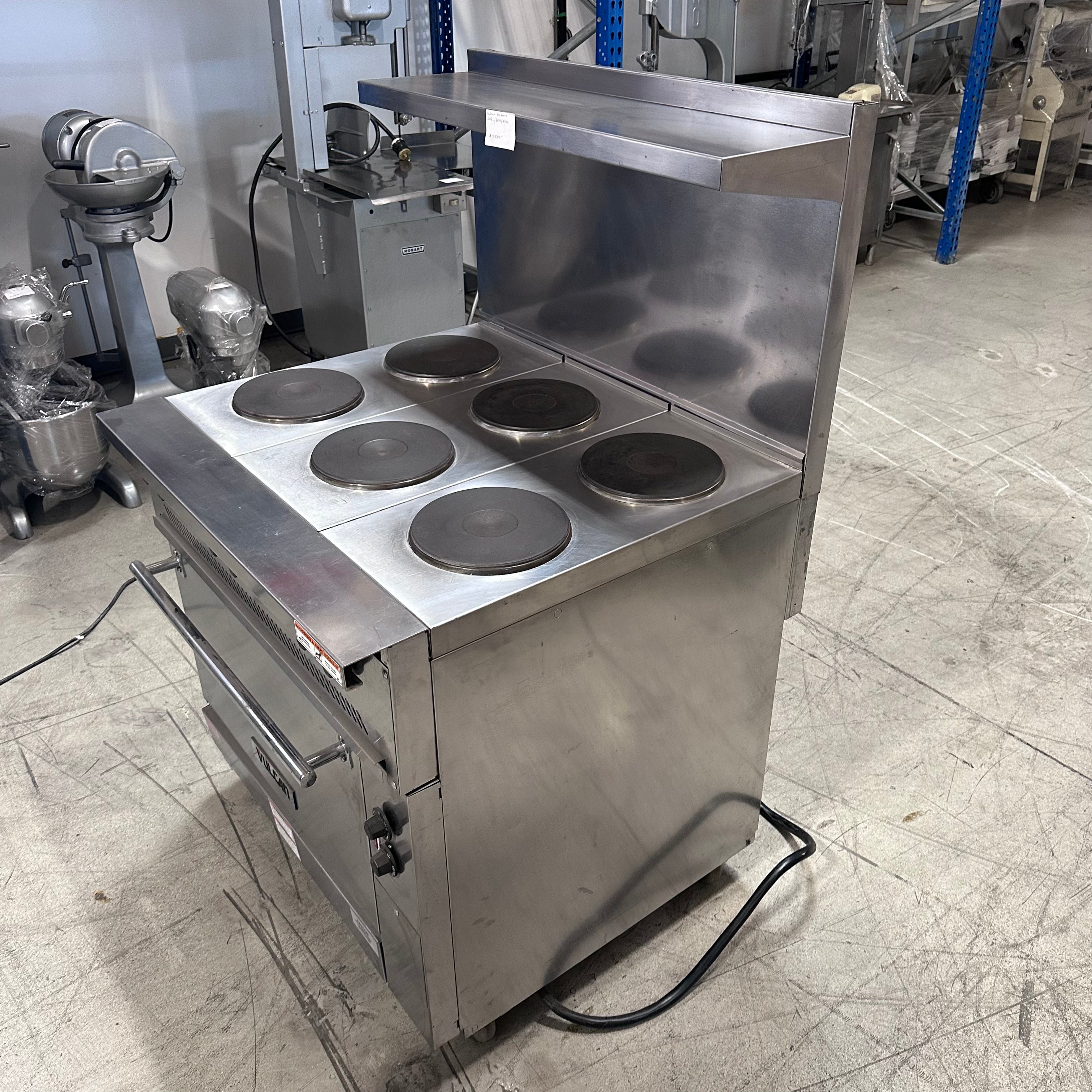 Vulcan EV36S-6FP240 36" EV Series Electric Range w/ (6) French Hot Plates, 240v/1ph/3ph