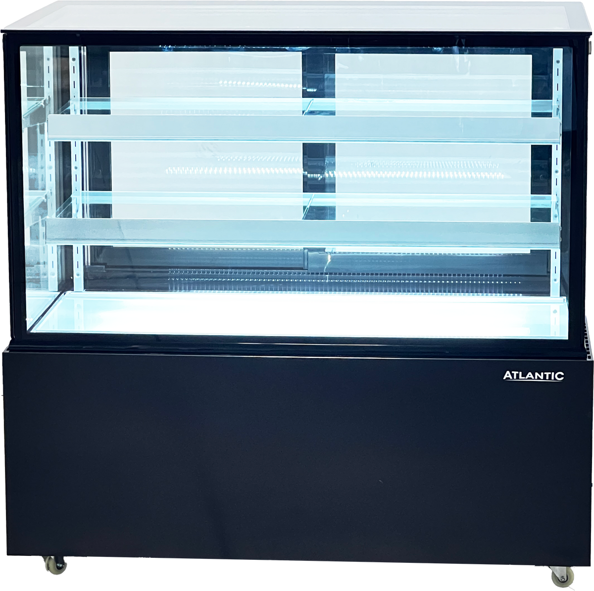 Atlantic ABT-5B Commercial Bakery Display Case, 5FT, Self-Contained, 3 Shelves