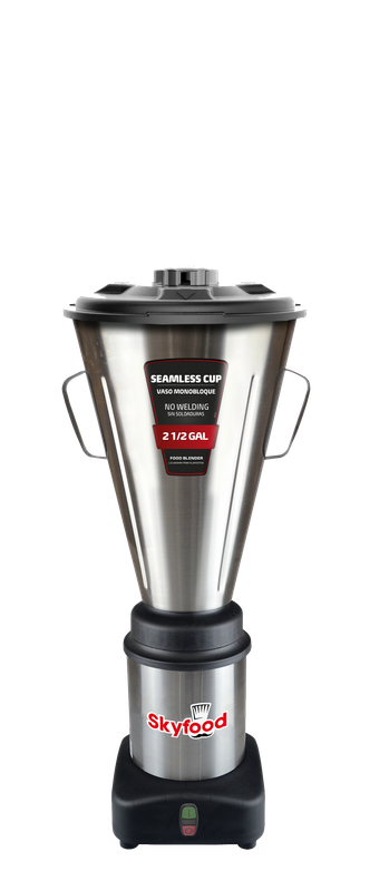 Skyfood LAR-10MBSE 2 1/2 gal Food Blender 3500 RPM 1/2 HP Stainless Steel Seamless Container