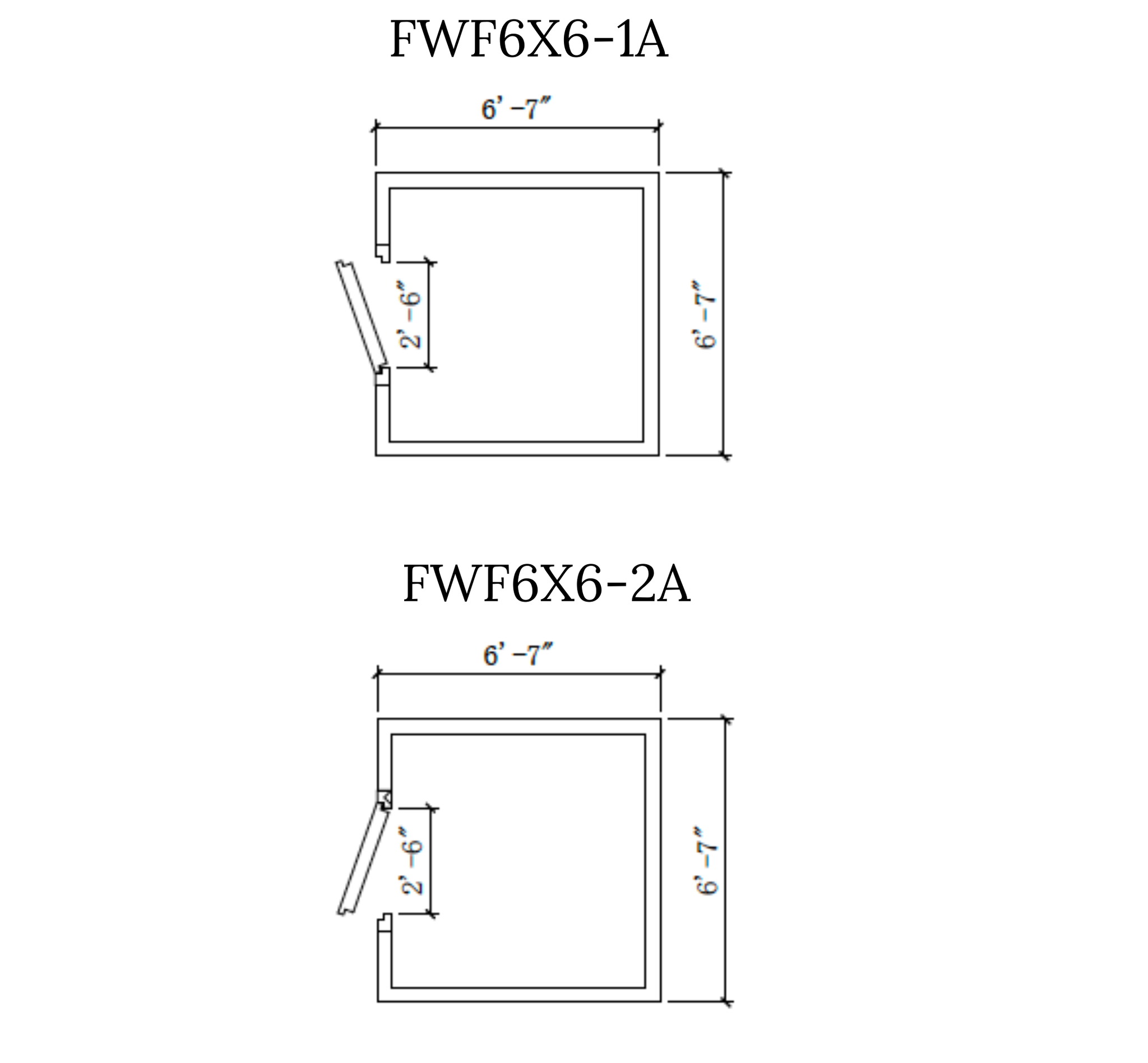 Astra 6 x 6 Walk-In Freezer with Floor FWF6X6
