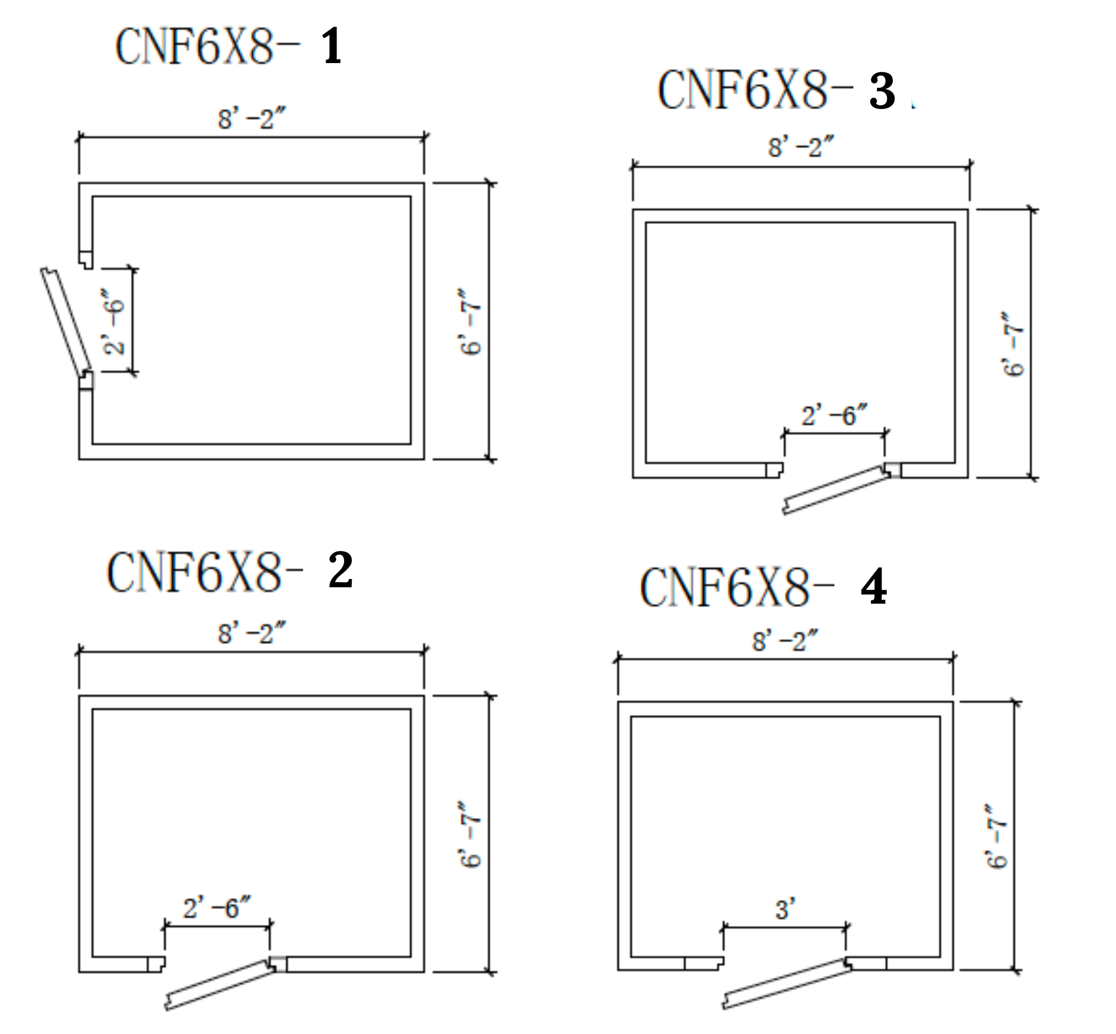 Astra 6 x 8 Walk-In Cooler No Floor CNF6X8