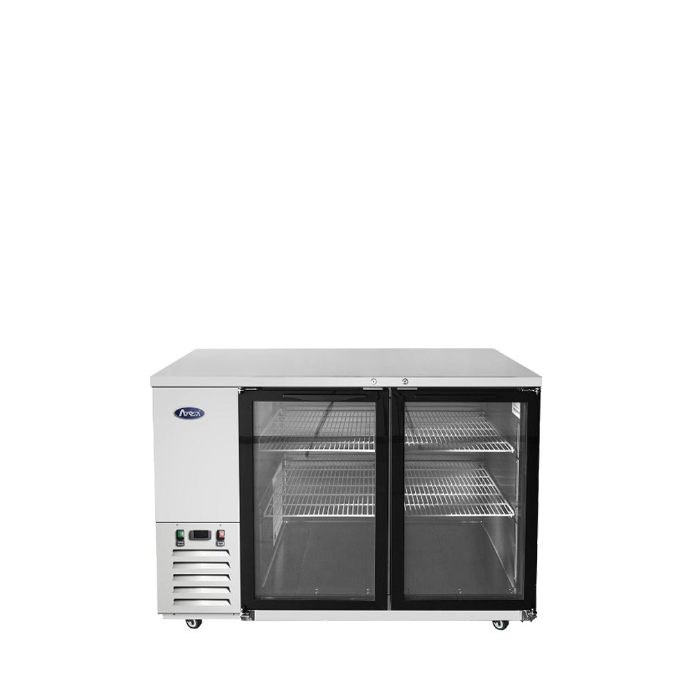 Atosa MBB59GGR — 59″ Back Bar Cooler with Glass Doors
