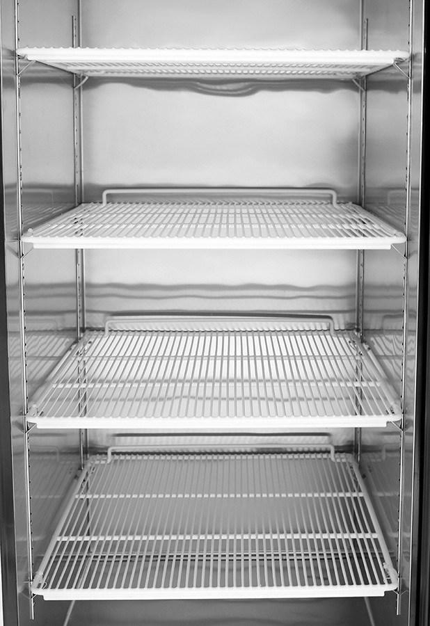Atosa MCF8722GR Bottom Mount One Glass Door Refrigerator - Black