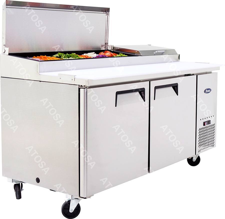 Atosa-MPF8202GR 67" Pizza Prep Table