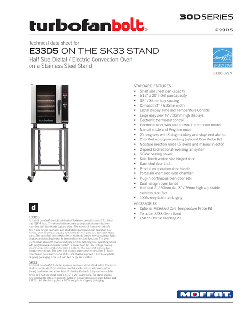 Spec Sheet