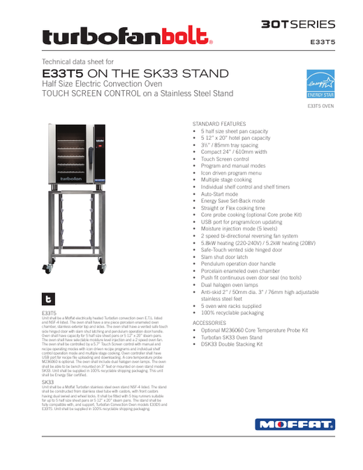 Spec Sheet