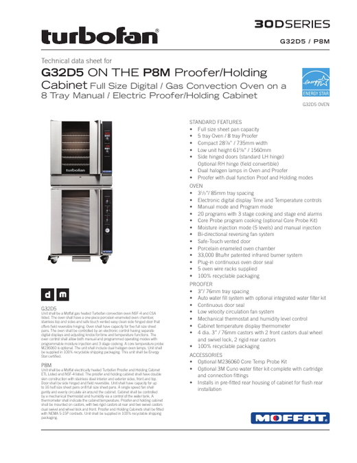 Spec Sheet (G32D5 on P8M)