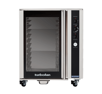 Moffat Turbofan P85M12 full-size electric proofer and holding cabinet on casters, front view