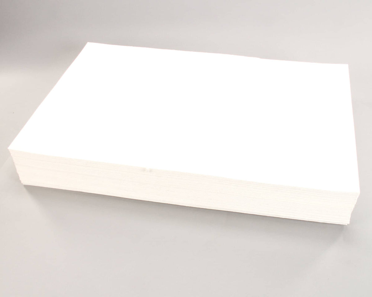 Stack of Pitco fryer filter paper (representative photo for PP10606)