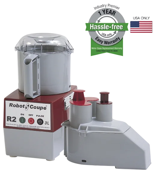 Robot Coupe R2N 1 Speed Cutter Mixer Food Processor w/ 3.17 qt Bowl, 120v