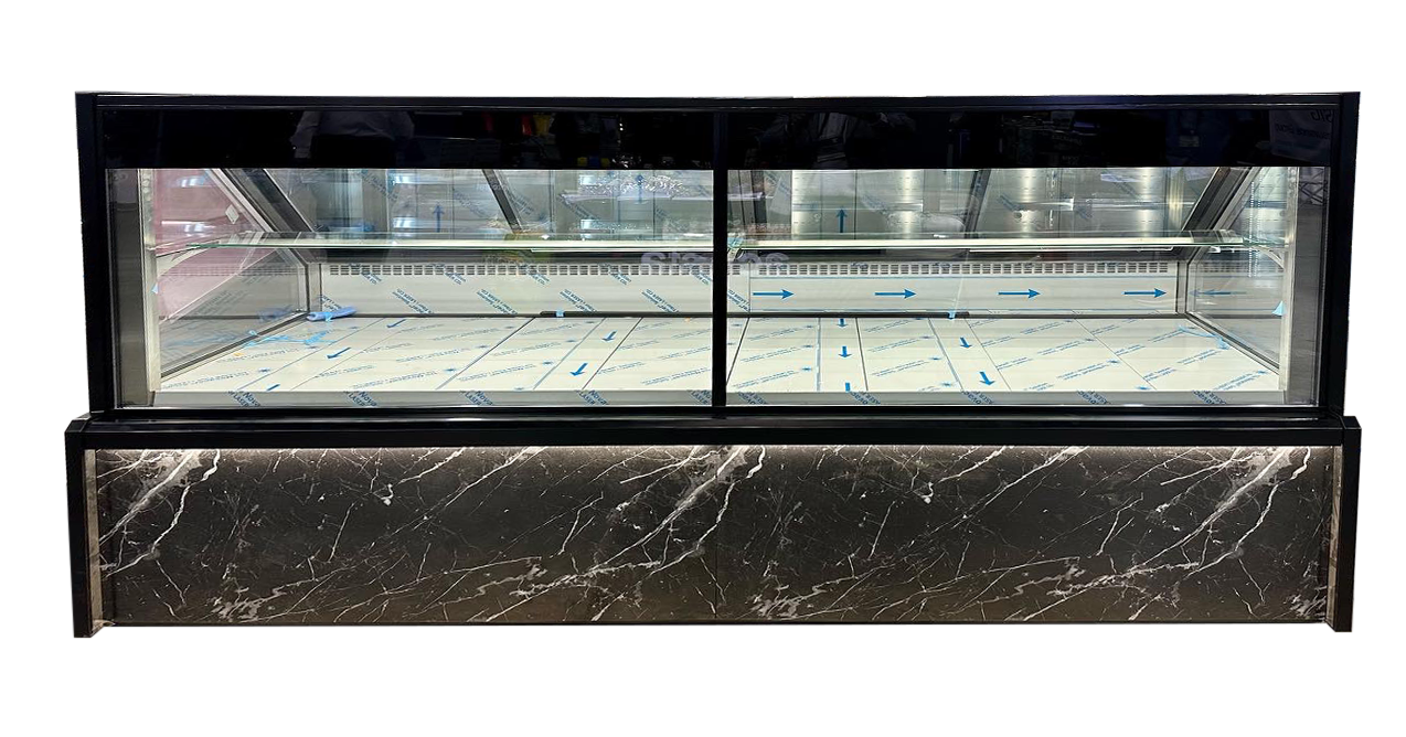 Atlantic® Fargo VFA45G-8 Gravity Coil Deli/Meat Case, 45"D x 8'L