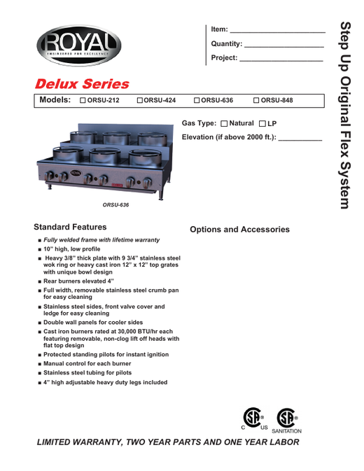 Spec Sheet