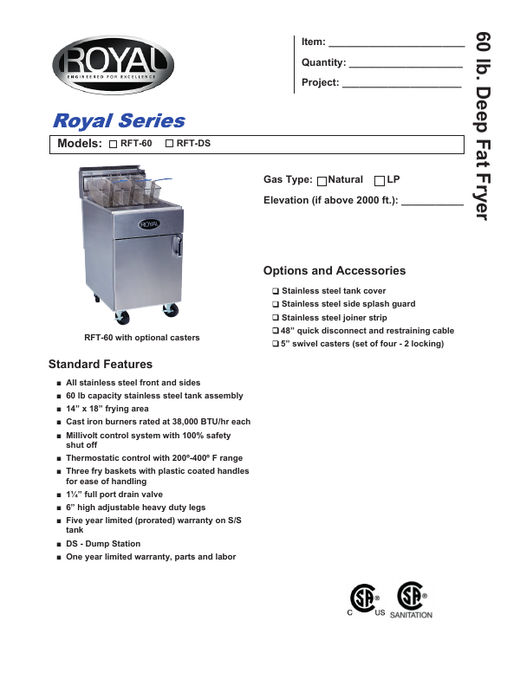 Spec Sheet