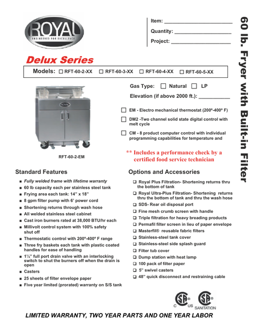 Spec Sheet