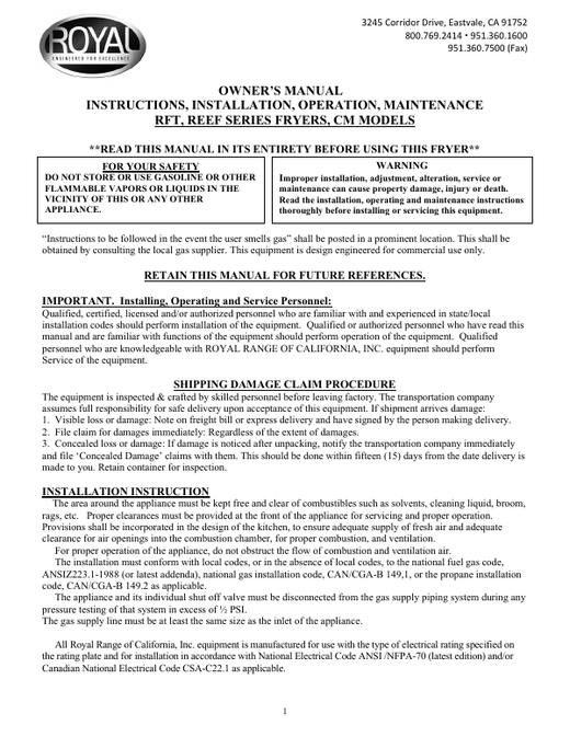 Owner's Manual