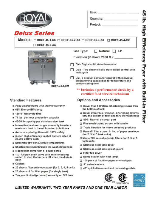 Spec Sheet