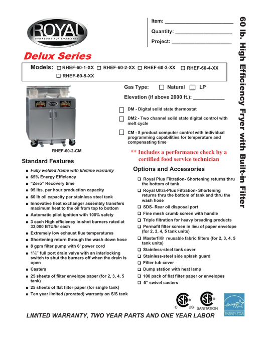 Spec Sheet