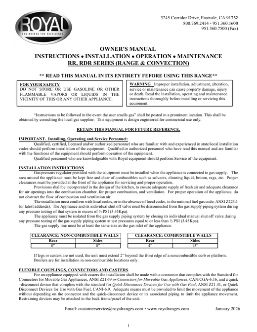 Owner's Manual