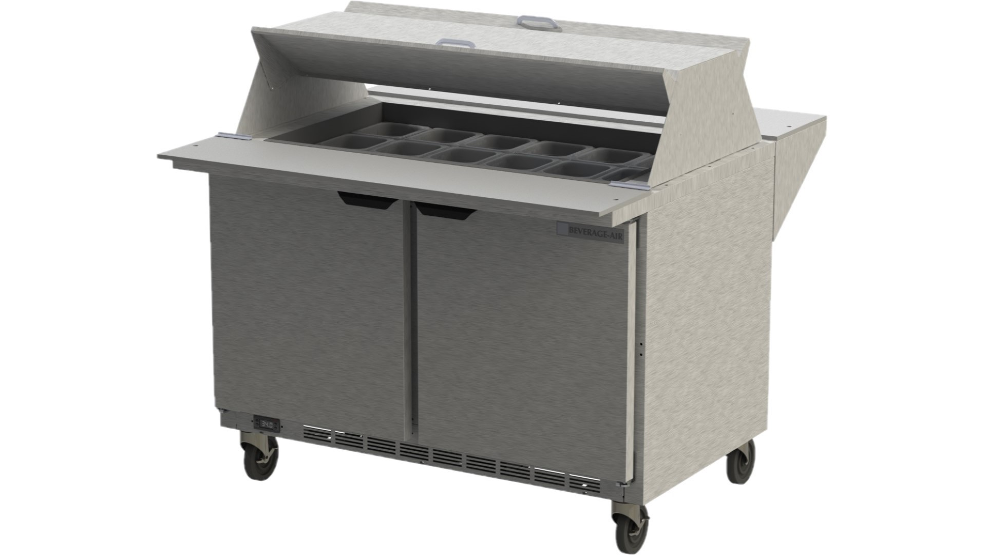 Beverage Air SPE48HC-18M-DS Sandwich/Salad Mega Top Prep Table 48"
