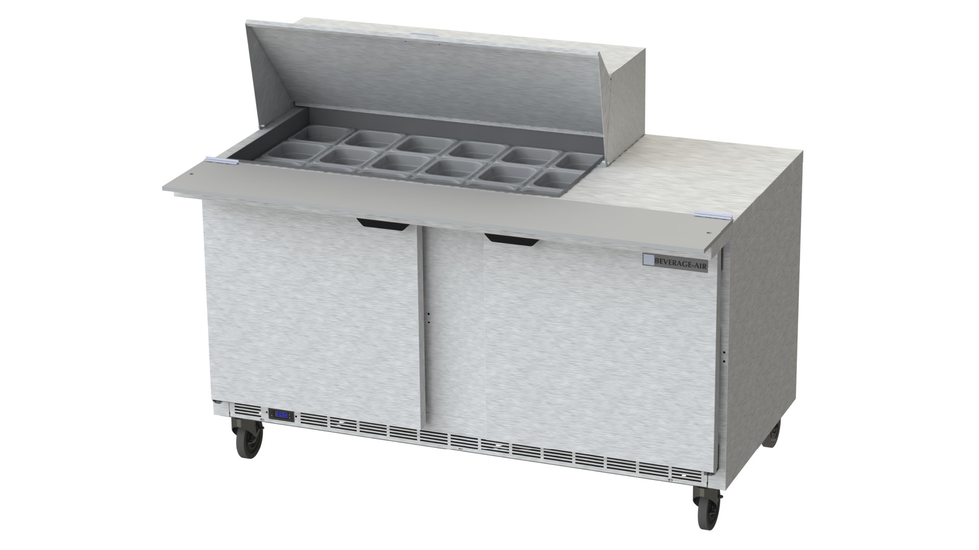 Beverage Air SPE60HC-18M Sandwich/Salad Mega Top Prep Table 60"