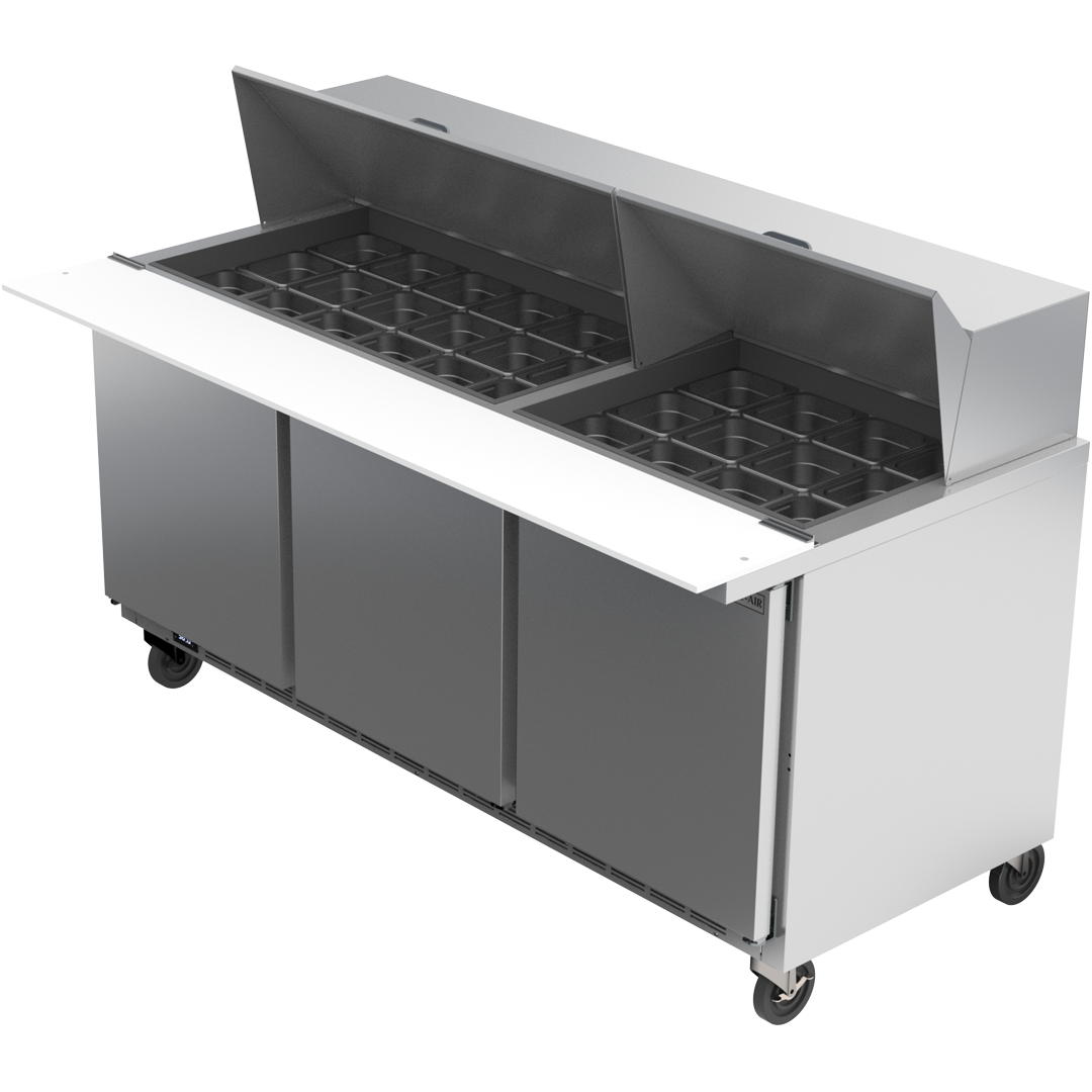 Beverage Air SPE72HC-30M Sandwich/Salad Mega Top Prep Table 72"