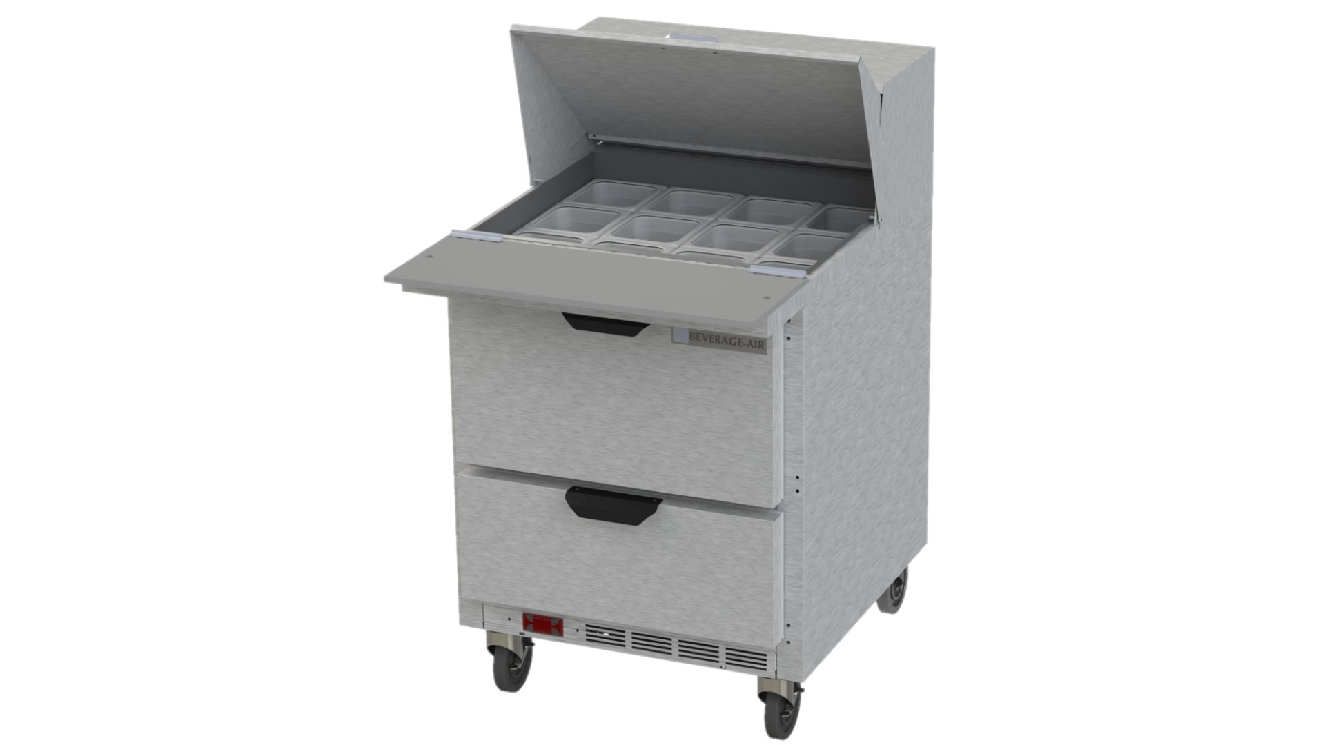 Beverage Air SPED27HC-12M-B Sandwich/Salad Mega Top Prep Table 27"