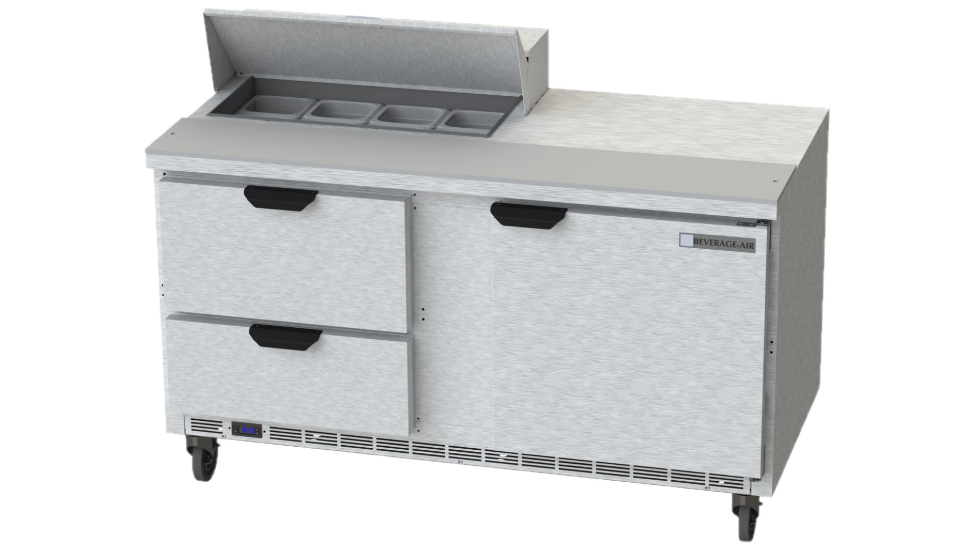 Beverage Air SPED60HC-08-2 Sandwich/Salad Prep Table 60"