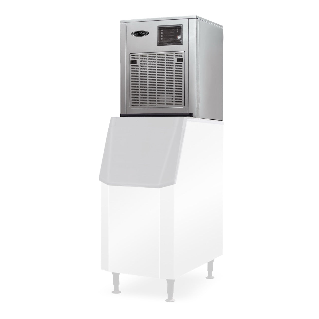 Serv-Ware SWM22-550SF Wide Head Ice Machine - Snow Flake, 550 lbs/24 hrs, 300 lb Bin