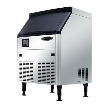 Serv-Ware SWUC-280H Undercounter Ice Machine - Half Cube, 280 lbs/ 24 hrs w/ 80 lb Bin