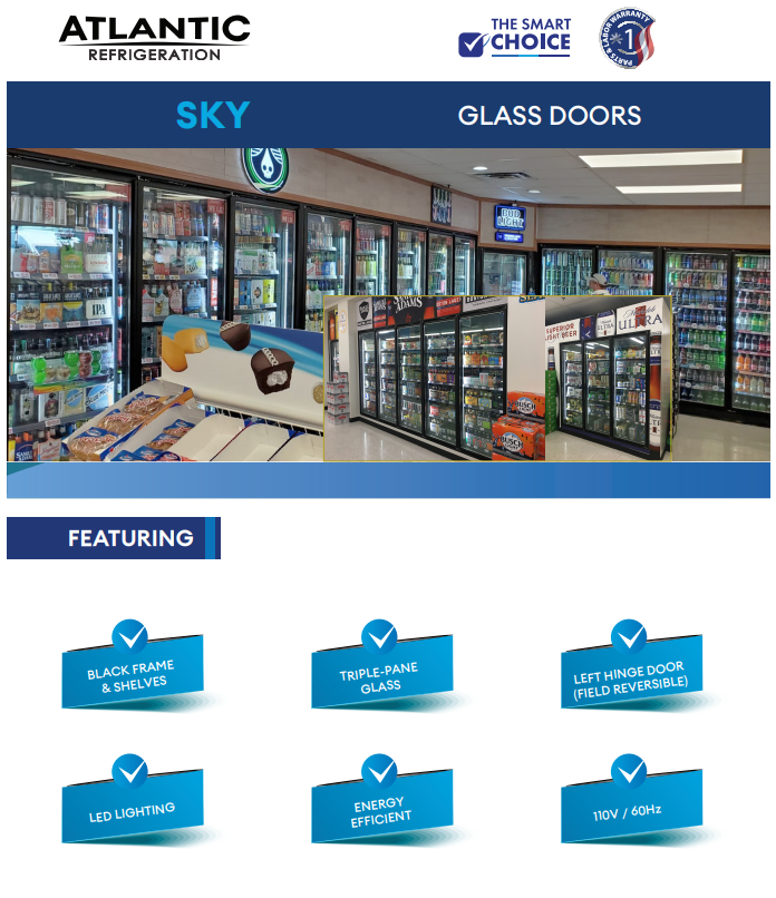 Custom Beer Cave - Glass Door Walk-In Cooler