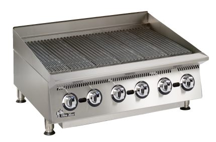 Ultra-Max 8036CBB Lava Rock Gas Charbroiler – 36″ Wide –  LP