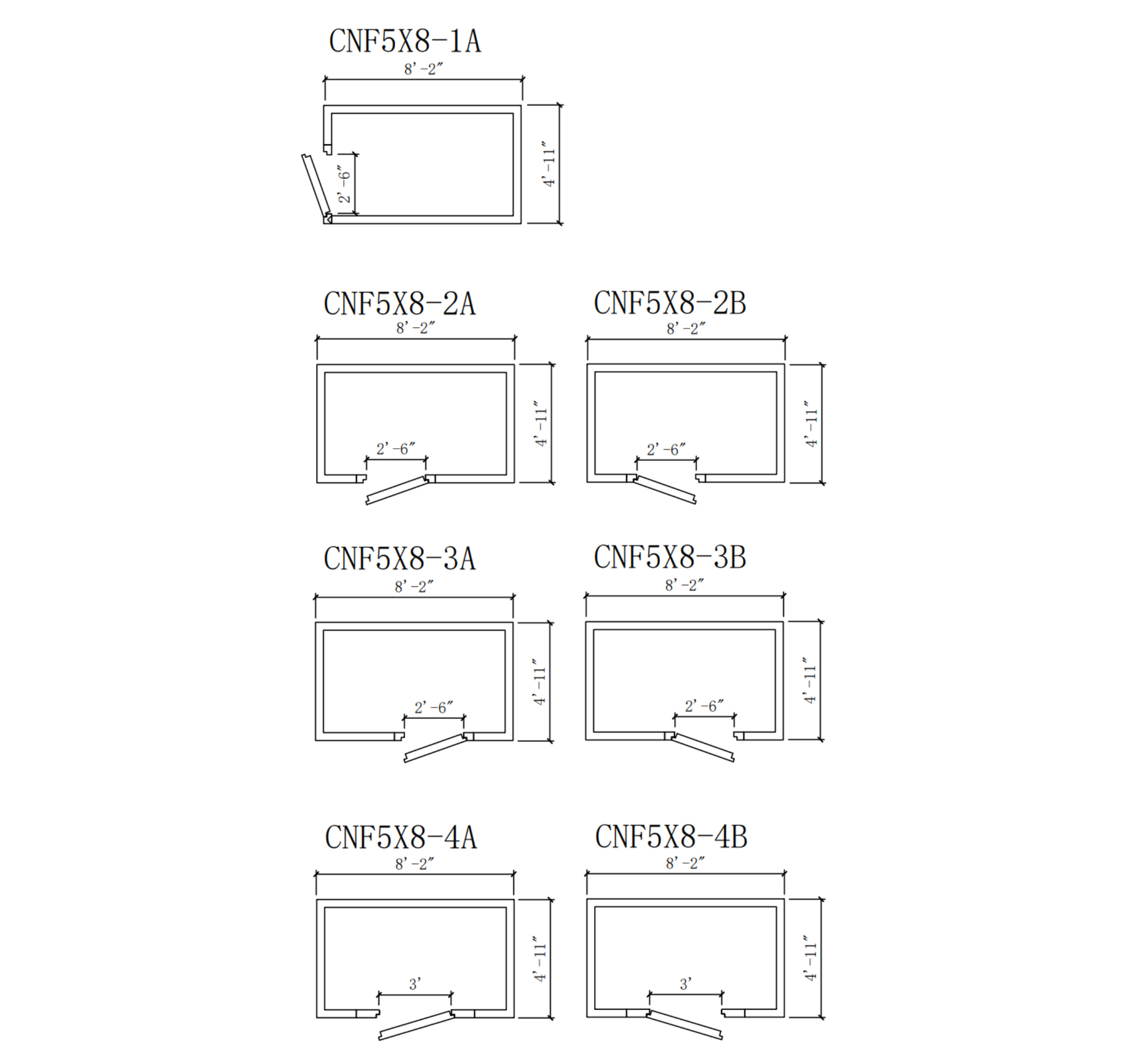 Astra 5 x 8 Walk-In Cooler No Floor CNF5X8