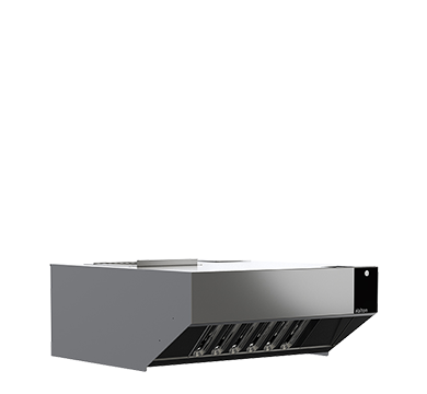 Moffat Turbofan VH31 ventless condensing hood, angled left side view