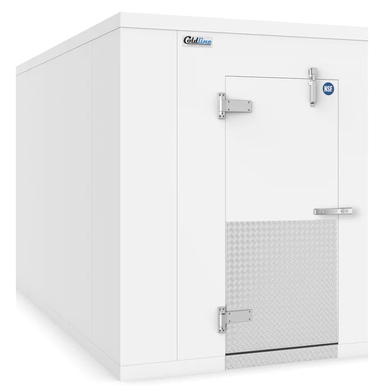 Coldline 6 x 10 Walk-in Freezer Box with Floor, Stainless Steel