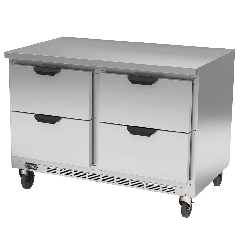 Beverage Air WTRD48AHC-4-FLT Worktop Refrigerator 48"
