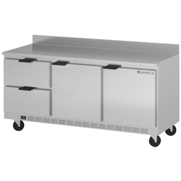 Beverage Air WTRD72AHC-2-FIP Worktop Refrigerator 72"