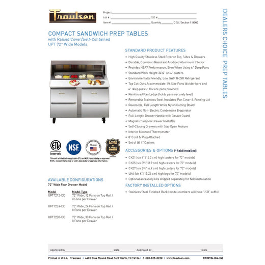 Spec Sheet