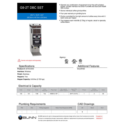 Spec Sheet