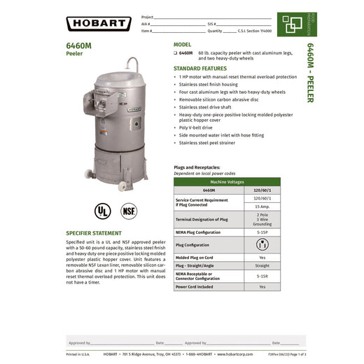 Spec Sheet