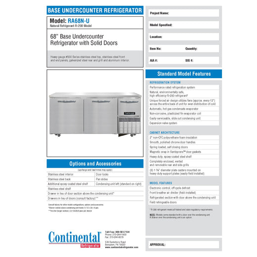 Spec Sheet