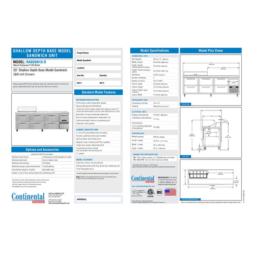 Spec Sheet