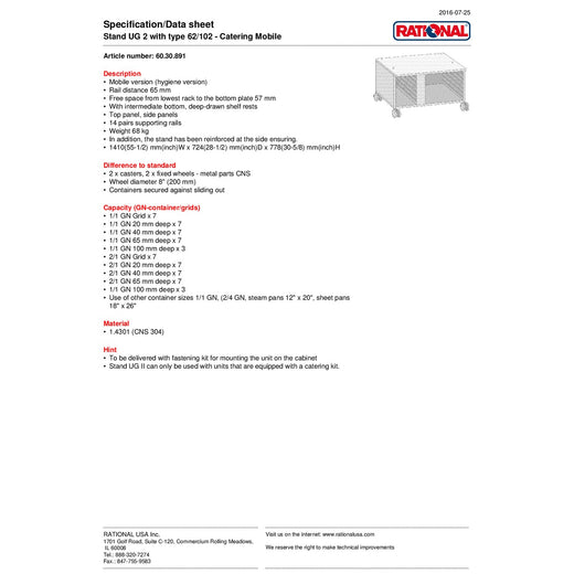 Spec Sheet
