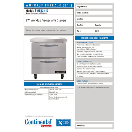 Spec Sheet