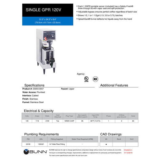 Spec Sheet