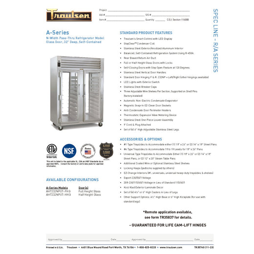 Spec Sheet
