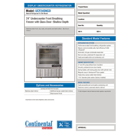 Spec Sheet