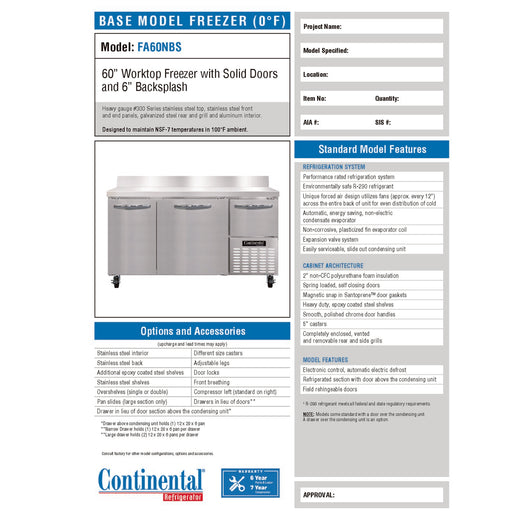 Spec Sheet
