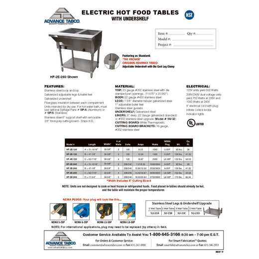 Spec Sheet