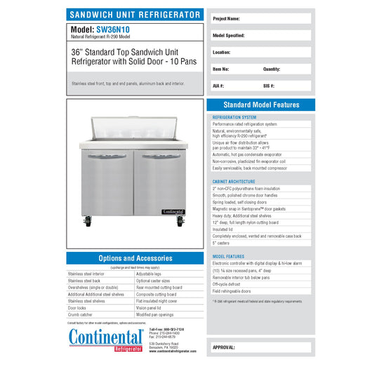 Spec Sheet